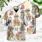 Owl Knitting Hawaiian Shirt Detailed Pattern View For Island Holidays