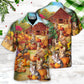Thanksgiving Cat Wish Hawaiian Shirt Tropical Styling View For Outdoor Gatherings