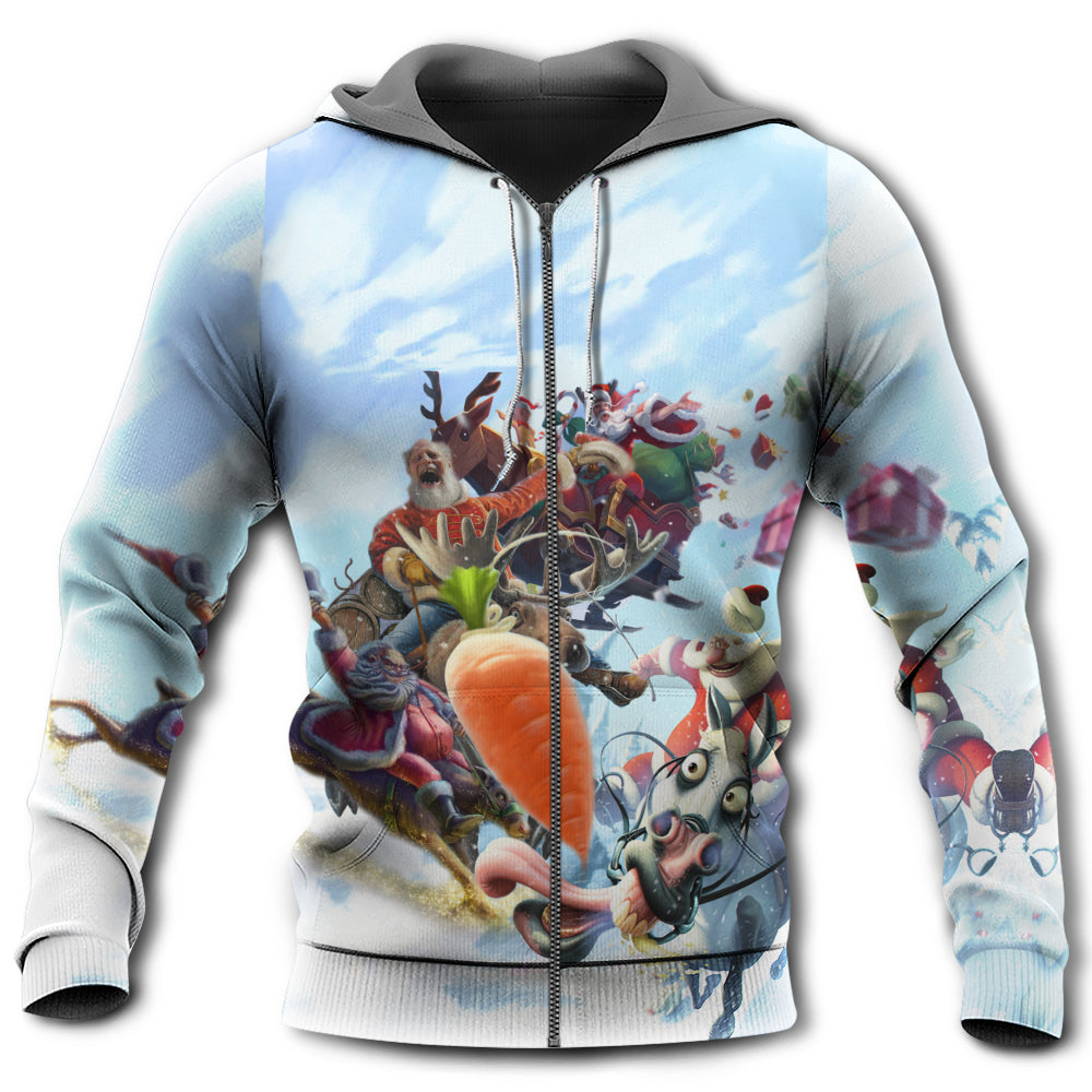Happy Funny Christmas Santa Hoodie For Holiday Gatherings Winter Travel And Seasonal Gifting