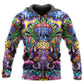 Hippie Mushroom Skull Hoodie For Boho Enthusiasts Seasonal Trips And Thoughtful Gifts