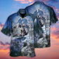Wolf Not Lonely Alone Hawaiian Shirt Artwork View For Island Holidays