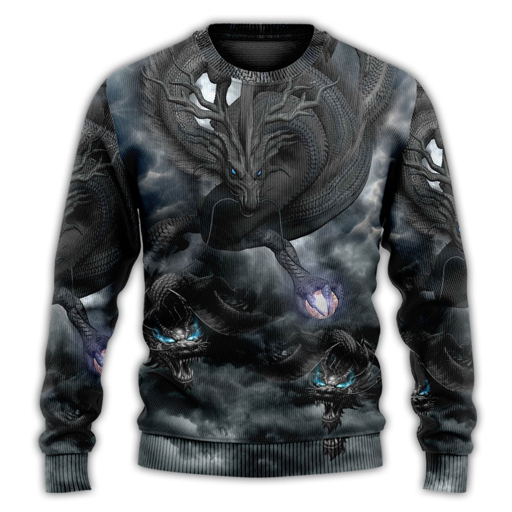 Dragon Power Fantasy Sweater For Animal Lovers Casual Wear Holidays And Thoughtful Gifting
