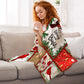 Cardinal Christmas Merry And Bright Flannel Blanket For Cozy Bedroom Sofa Decor