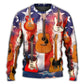 Guitar Independence Day Star Sweater For Rehearsals Weekend Outings And Expressive Casual Styling