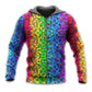 Colorful Rainbow Butterfly Pride Hoodie For Festival Days Community Gatherings And Comfortable Wear