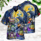 Spooky Gnome Halloween Haunted House Hawaiian Shirt For Summer Events And Casual Outdoor Wear