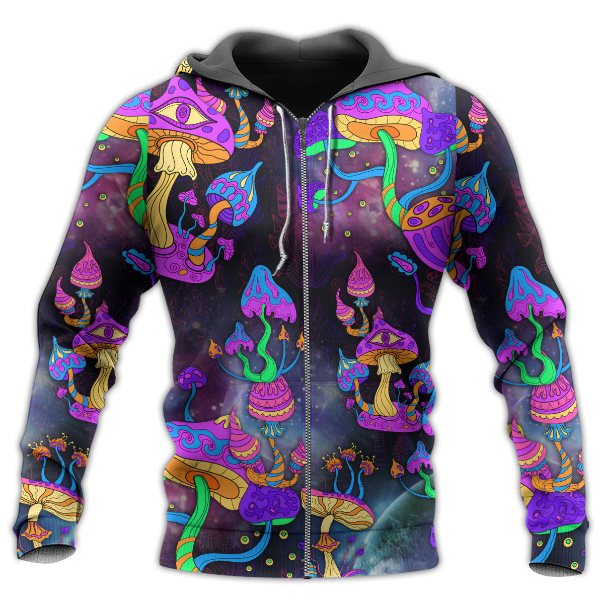 Hippie Mushroom Lover Hoodie For Boho Enthusiasts Seasonal Trips And Thoughtful Gifts