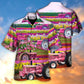 Tractor Rural Landscape Hawaiian Shirt Summer Design Detail For Beach Days