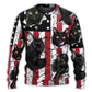 Black Cat Independence Day Sweater For Animal Lovers Casual Wear Holidays And Thoughtful Gifting