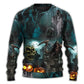 Halloween Ghost Pumpkin Night Sweater For Bold Streetwear Travel And Relaxed Everyday Styling