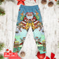 Cute Santa Christmas Long Sleeve Pajamas Set For Christmas Sleepwear And Family Lounging