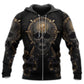 Golden Skull True King Hoodie For Alternative Fashion Events And Relaxed Everyday Wear