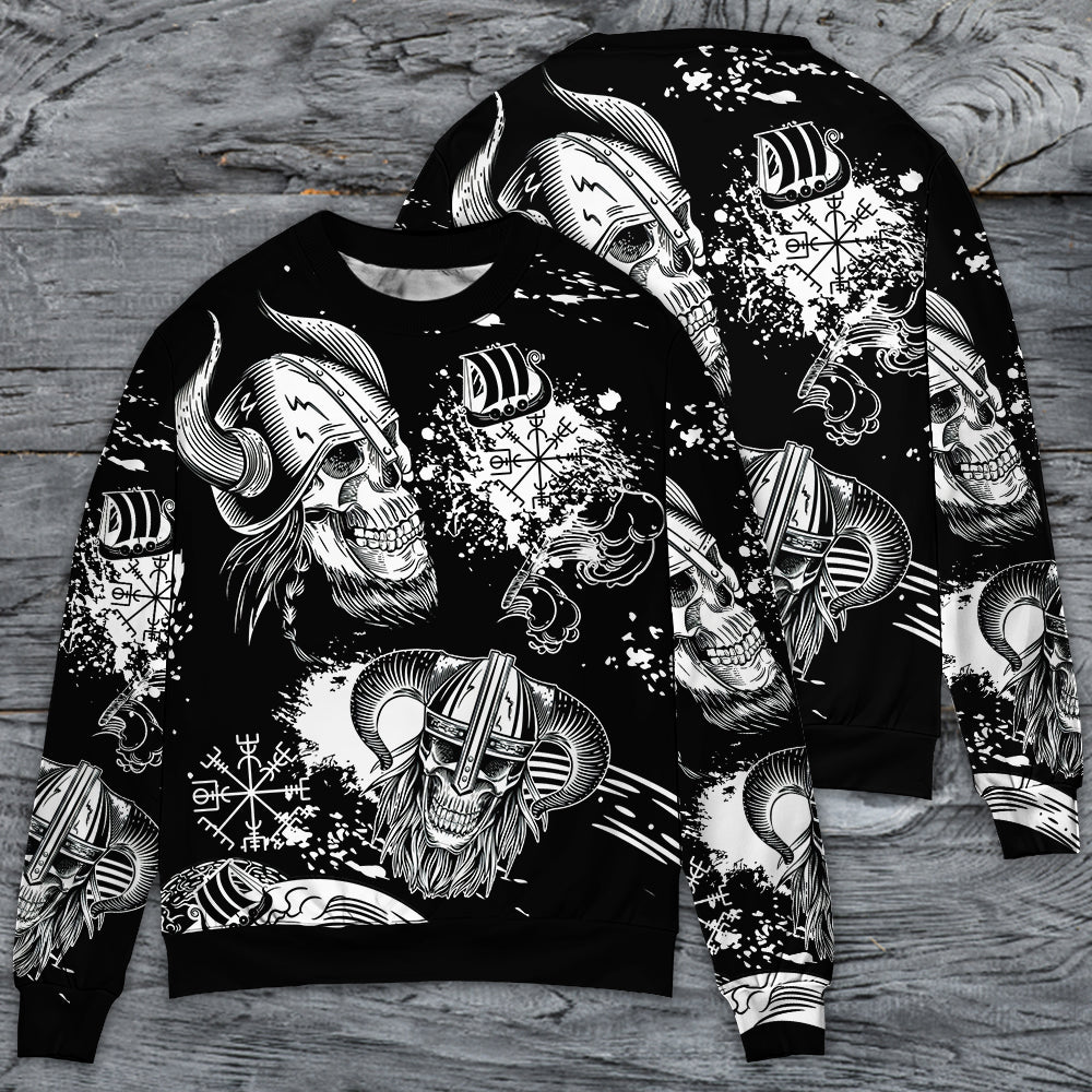 Black Viking Victory Sweater For Inspired Outfits Holidays And Relaxed Everyday Comfort