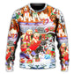 Dog Snowman Christmas Tree Merry Sweater For Winter Celebrations Family Events And Relaxed Seasonal Styling