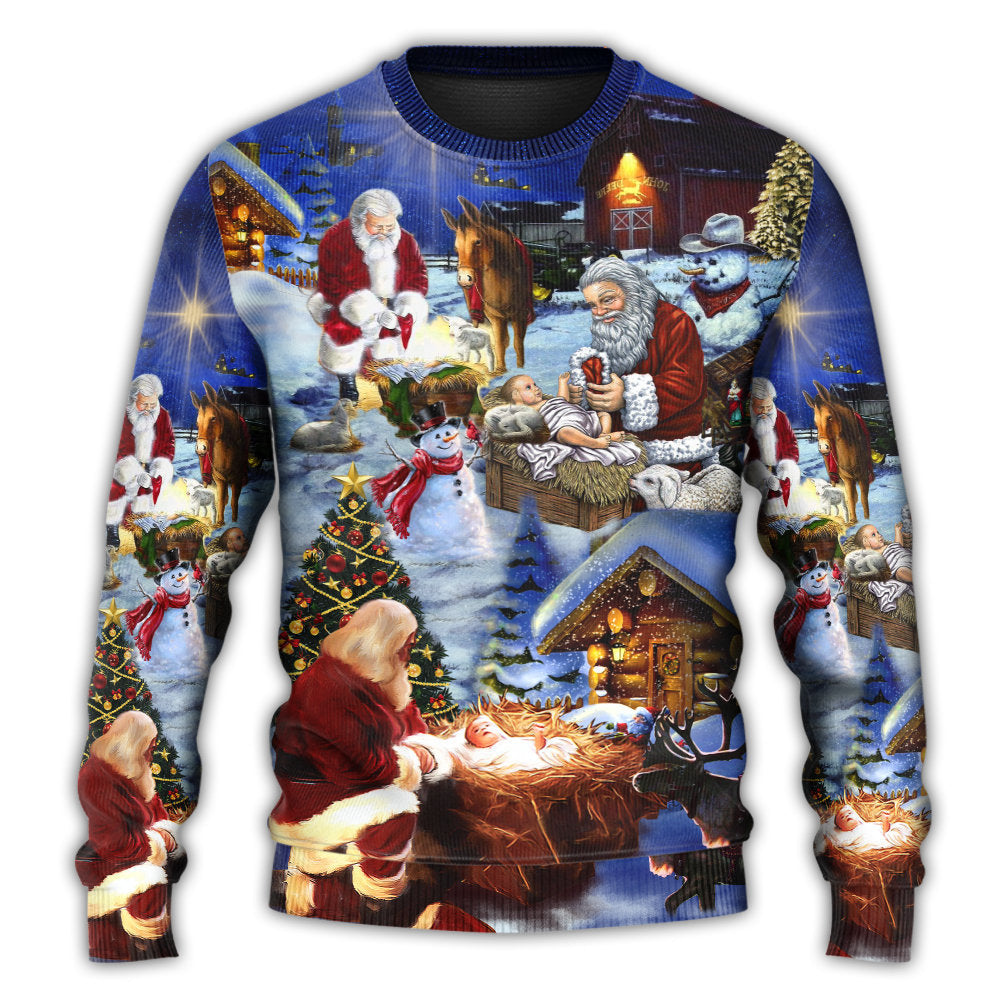 Christmas Jesus Best Gift Ever Sweater For Family Gatherings Winter Travel And Everyday Seasonal Comfort