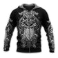 Viking Warrior Blood Pattern Hoodie For Norse Inspired Streetwear Outdoor Travel And Bold Everyday Style