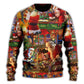 Christmas Santa Claus Merry Xmas Sweater For Festive Parties Family Photos And Comfortable Seasonal Wear