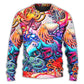 Colorful Octopus Sweater For Seaside Adventures Outdoor Events And Relaxed Daily Style
