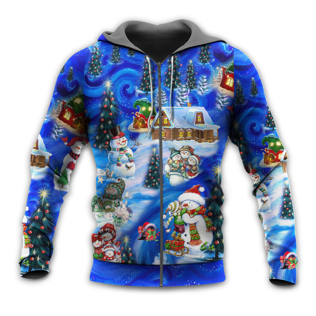 Christmas Snowman Chill Friends Hoodie For Festive Celebrations Seasonal Trips And Relaxed Winter Wear