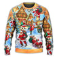 Christmas Santa In Town Xmas Is Coming Sweater For Family Gatherings Winter Travel And Everyday Seasonal Comfort