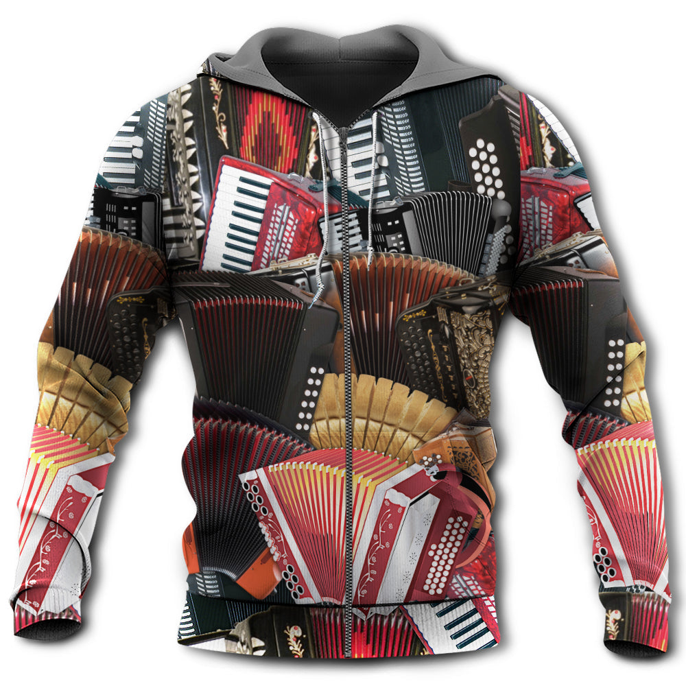 Accordion Gentleman Hoodie For Relaxed Streetwear Weekend Travel And Everyday Style