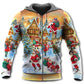 Christmas Santa Town Coming Hoodie For Christmas Gatherings Outdoor Trips And Relaxed Seasonal Style