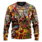 Santa Christmas Happy Holiday Season Sweater For Festive Parties Family Photos And Comfortable Seasonal Wear