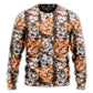 Cute Funny Cat Happy Sweater For Casual Wear Travel Parties And Comfortable Seasonal Style