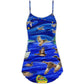 Hunting Christmas Night Stars V-Neck Sleeveless Cami Dress For Festivals Travel And Relaxed Casual Summer Wear