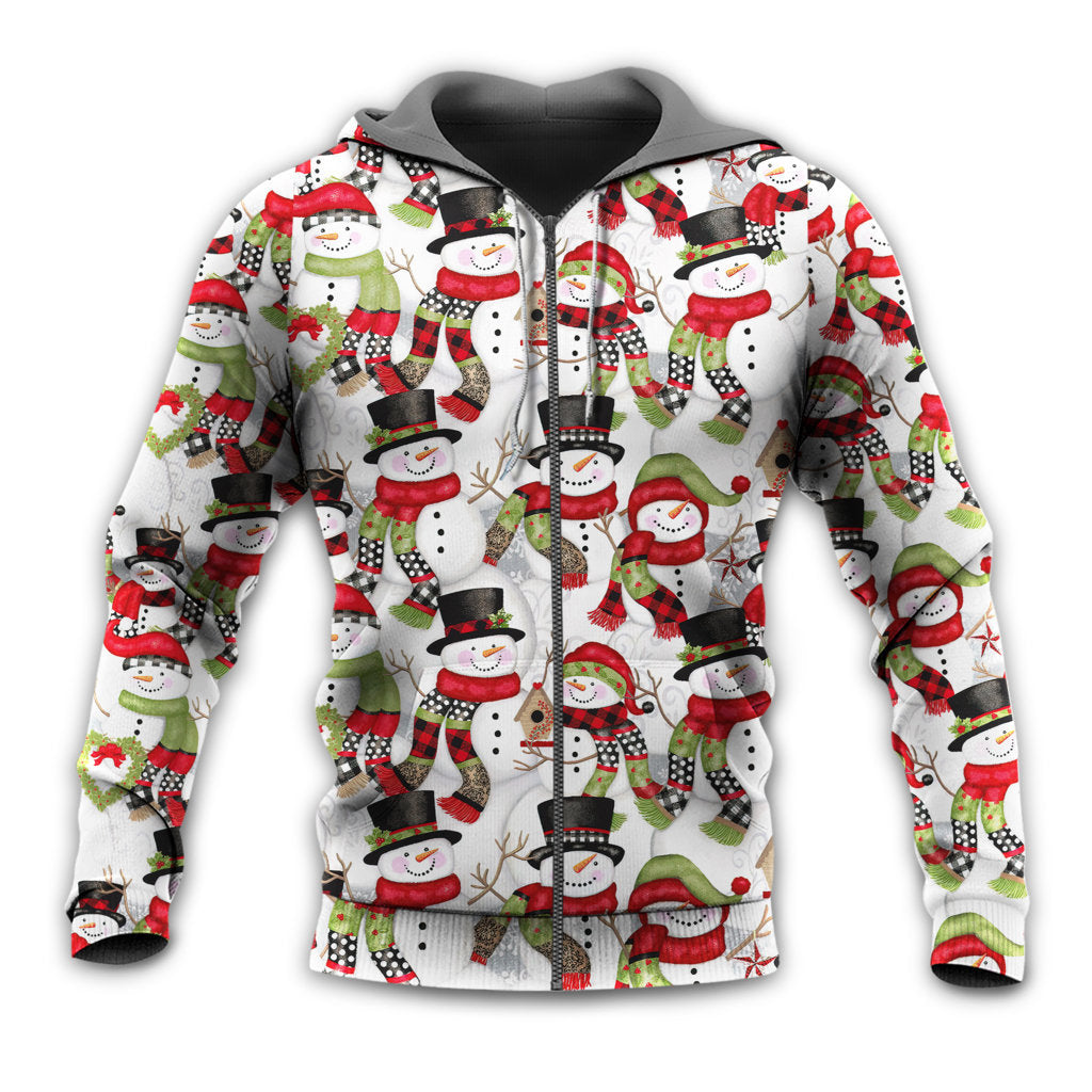 Christmas Snowman Family Joy Hoodie For Winter Adventures Family Gatherings And Festive Everyday Style