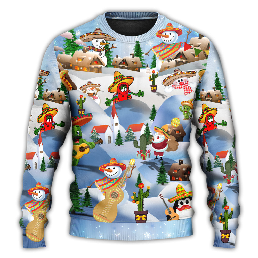 Christmas American Pride Merry Xmas Sweater For Winter Celebrations Family Events And Relaxed Seasonal Styling
