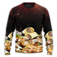Burritos Fast Food Delicious Sweater For Casual Wear Travel Holidays And Comfortable Everyday Styling
