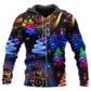 Neon Winter Friends Hoodie For Festive Celebrations Seasonal Trips And Relaxed Winter Wear