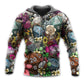 Hippie Dice Flower Hoodie For Colorful Outings Music Events And Everyday Style