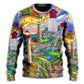 Lighthouse Christmas Santa Home Is The Light Sweater For Festive Parties Family Photos And Comfortable Seasonal Wear
