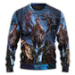 Halloween Dark Fantasy Sweater For Alternative Outfits Seasonal Events And Everyday Comfort