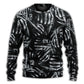 Skull Philosophy Dark Sweater For Art Lovers Holidays Parties And Comfortable Wear
