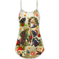 Christmas Is Better With Dog V-Neck Sleeveless Cami Dress For Festive Events And Casual Summer Styling
