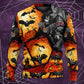 Halloween Bat Pumpkin Night Sweater For Alternative Outfits Seasonal Events And Everyday Comfort