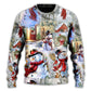Christmas Snowman Merry Xmas Sweater For Family Gatherings Winter Travel And Everyday Seasonal Comfort