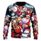Christmas Santa With Electric Guitar Sweater For Festive Family Events Casual Wear And Holiday Gift Giving