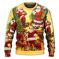 Christmas Santa Story Happy Xmas Sweater For Seasonal Parties Cozy Gatherings And Thoughtful Holiday Gifts