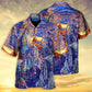 Bohemian American Chief Respect Nature Hawaiian Shirt Pattern Detail For Vacation Travel And Daily Wear