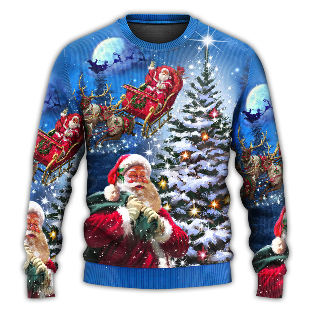 Christmas Santa Story Happy Xmas Is Coming Sweater For Festive Events Weekend Outings And Comfortable Winter Style
