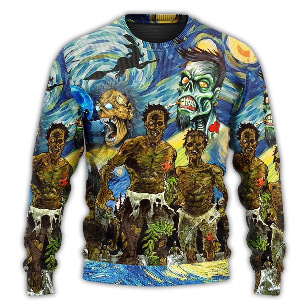 Halloween Funny Night Fantasy Sweater For Halloween Events Weekend Outings And Creative Gift Giving