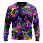 Hippie Mushroom Sweater For Festival Adventures Vacations And Relaxed Daily Styling