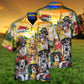 Dog Rescue Hero Helpers Rescued Favorite Breed Hawaiian Shirt Design View For Casual Outings