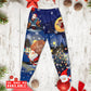 Santa And Christmas Gifts Long Sleeve Pajamas Set For Winter Nights And Thoughtful Gifting