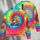 Hippie Power Of Music Gnome Sweater For Creative Spirits Travel Parties And Comfortable Casual Wear