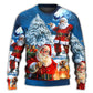 Christmas Santa Story Night Is Coming Sweater For Seasonal Parties Cozy Gatherings And Thoughtful Holiday Gifts